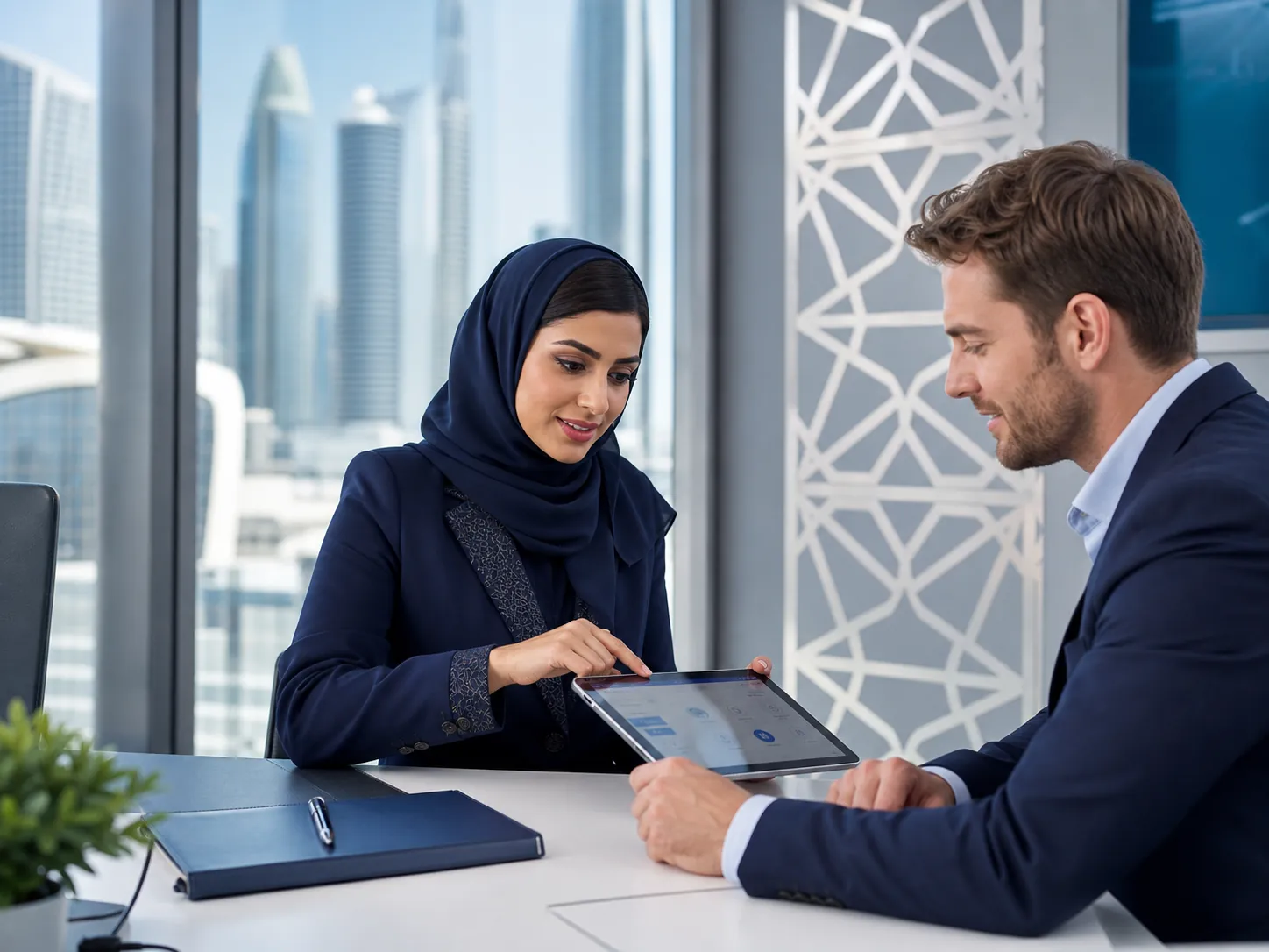 Digital UAE work-permit onboarding consultation