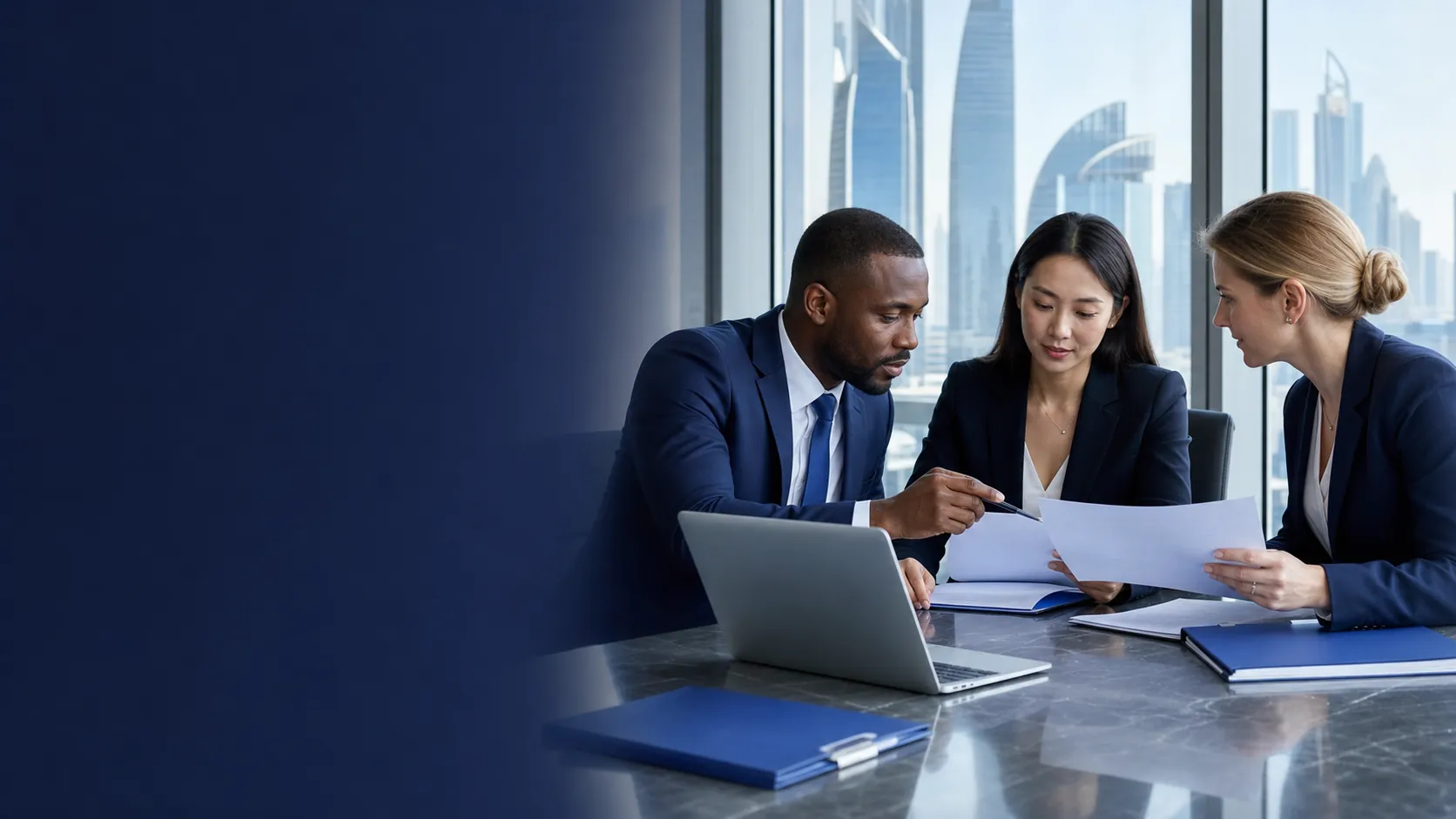 International corporate team planning business support solutions